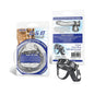 Blue Line C&B Gear V-style Cock Ring with Ball Divider by Electric EEL Inc.