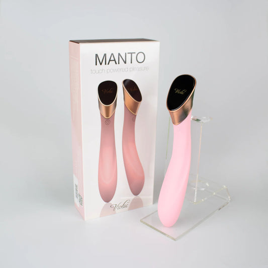 Manto Touch Panel G-Spot Vibrator Pink by Viotec