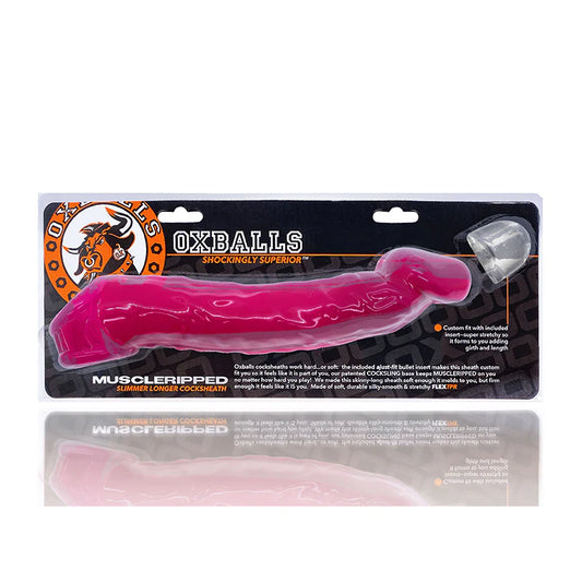 Oxballs Muscle Ripped Cocksheath Hot Pink by Blue Ox Designs, Oxballs