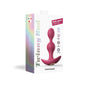 Love to Love Twinny Bud Rechargeable Silicone Multi-Speed Vibrating Anal Plug Plum by Lovely Planet USA