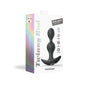 Love to Love Twinny Bud Rechargeable Silicone Multi-Speed Vibrating Anal Plug Black by Lovely Planet USA