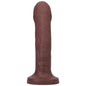 Tantus Uncut #2 O2 Dual Density Dildo Espresso by Tantus