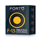 Forto F-15 Rechargeable Silicone Vibrating Cockring Black by Vvole
