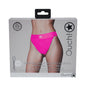 Ouch! Vibrating Strap-on Panty Harness with Open Pink Black XS/S by Shots America LLC