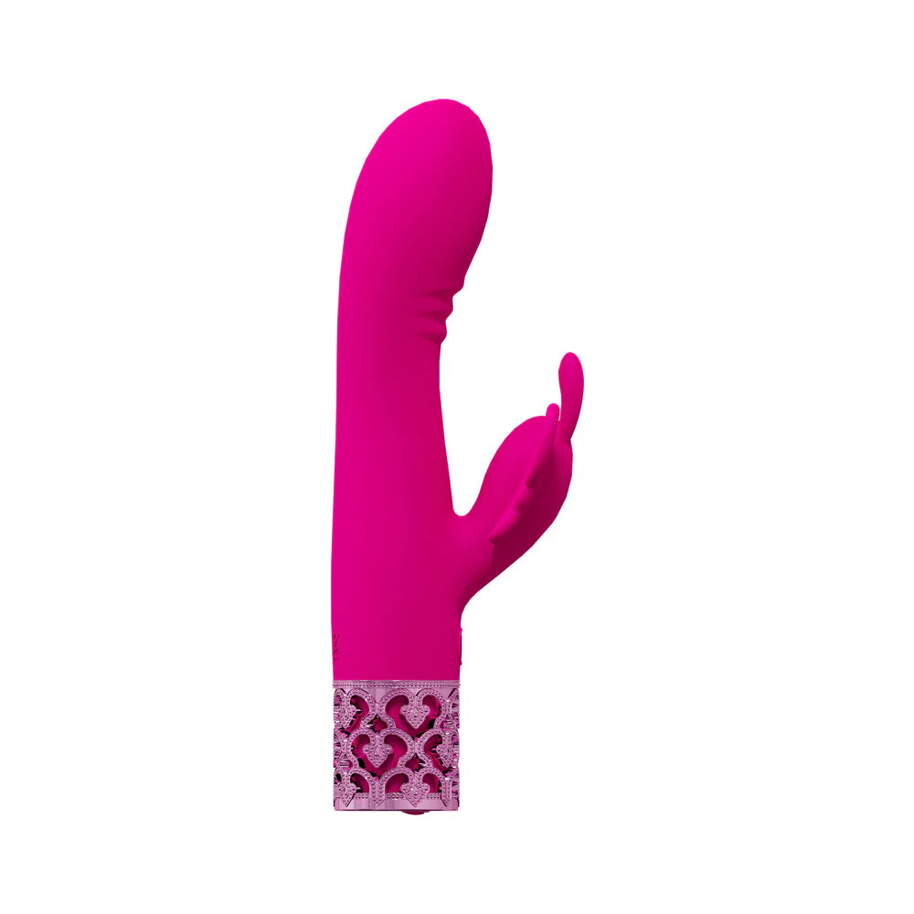 Royal Gems Monarch Silicone Rechargeable Vibrator Pink by Shots America LLC
