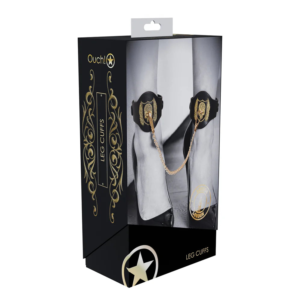 Ouch! International London Collection Leg Cuffs by Shots America LLC