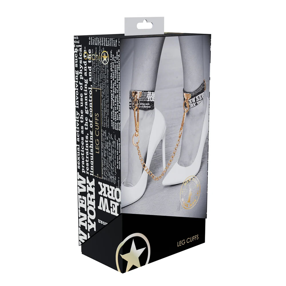 Ouch! International New York Collection Leg Cuffs by Shots America LLC
