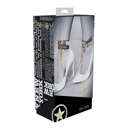 Ouch! International New York Collection Leg Cuffs by Shots America LLC