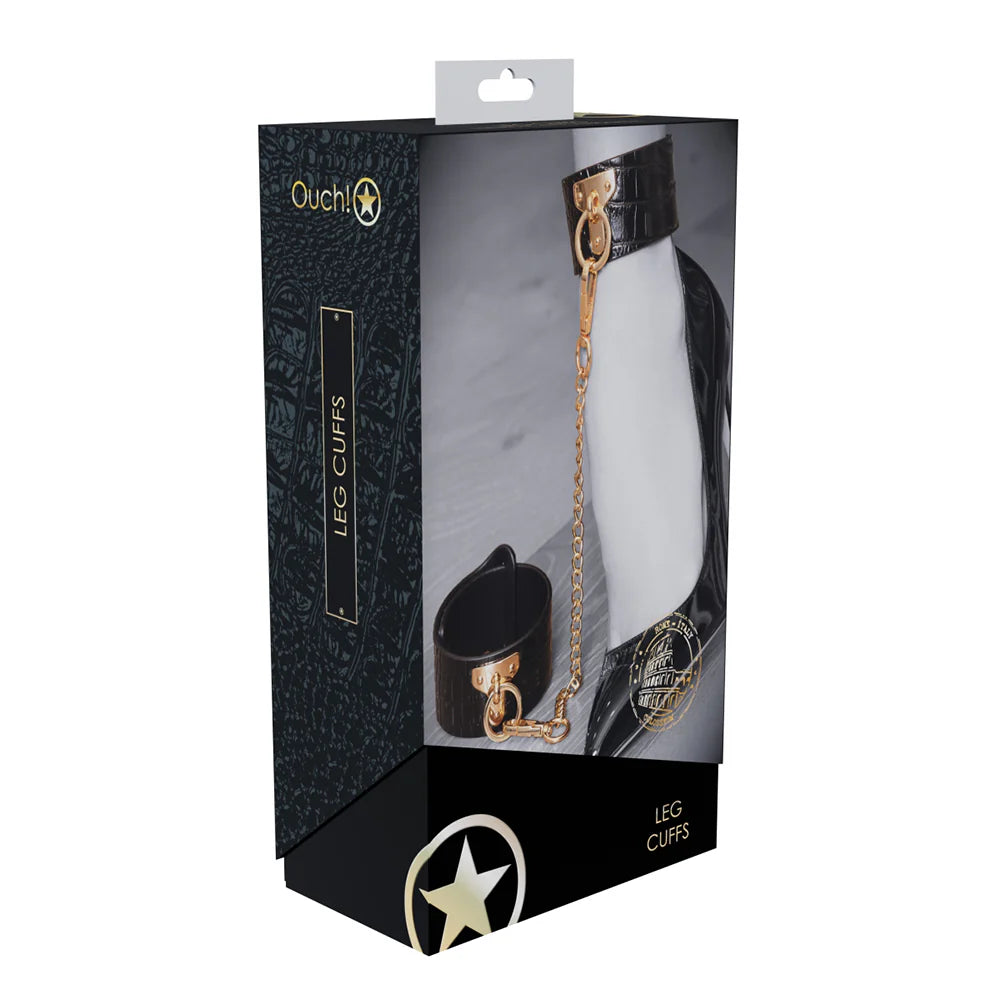 Ouch! International Rome Collection Leg Cuffs by Shots America LLC
