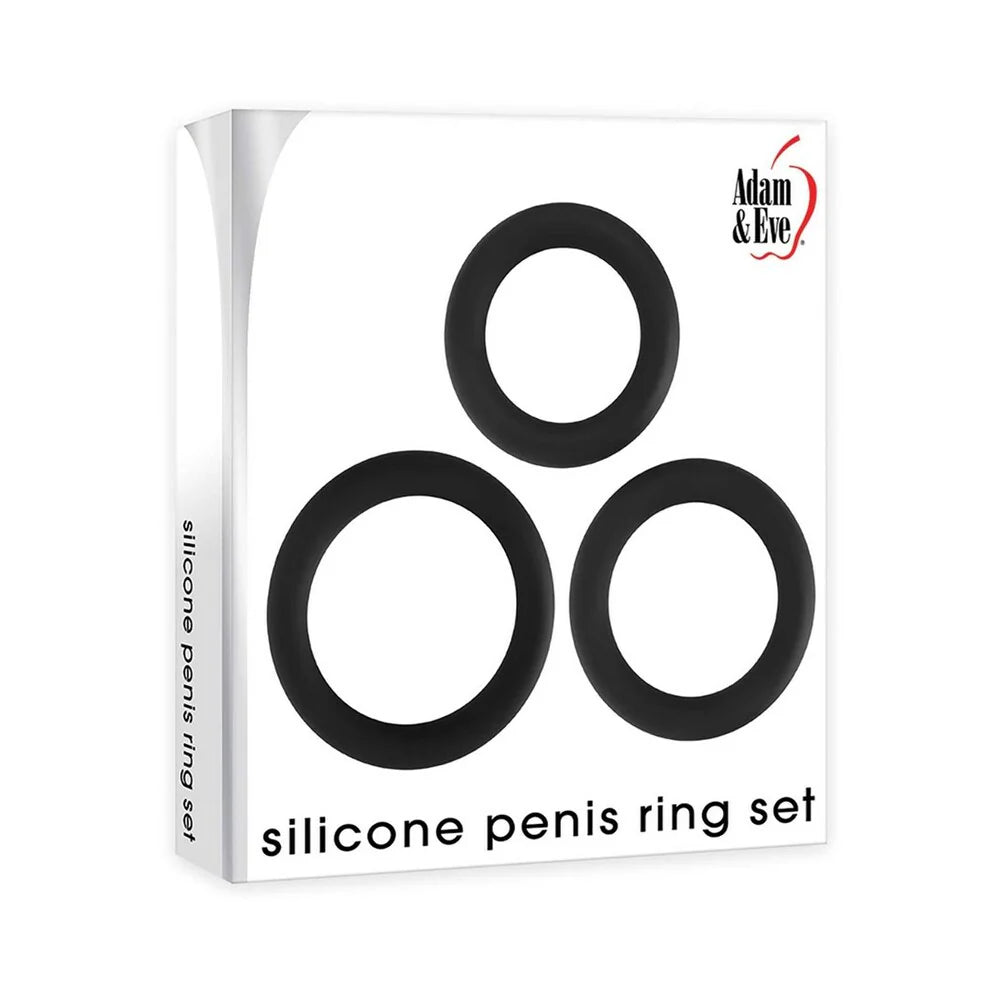 Adam & Eve Silicone Penis Ring Set by PHE/Adam and Eve