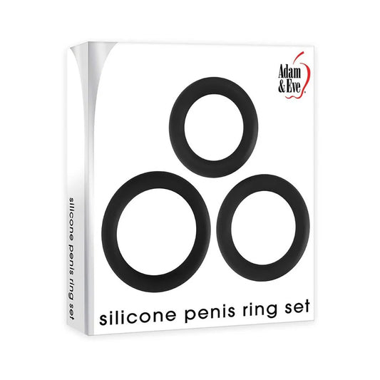 Adam & Eve Silicone Penis Ring Set by PHE/Adam and Eve