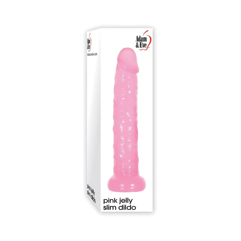 Adam & Eve Pink Jelly Slim Dildo by PHE/Adam and Eve