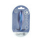 Ouch! Smooth Silicone Oval Anal Plug 4.6 in. Metallic Blue by Shots America LLC