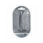 Ouch! Smooth Silicone Finger Anal Plug 4.6 in. Gun Metal by Shots America LLC
