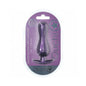 Ouch! Smooth Silicone Curvy Anal Plug 4.6 in. Metallic Purple by Shots America LLC
