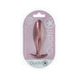 Ouch! Smooth Silicone Oval Anal Plug 4.6 in. Rose Gold by Shots America LLC