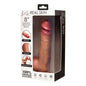 JOCK Real Skin 8 in. Silicone Dildo with Balls Medium by XR llc DBA Curve