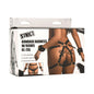 STRICT Bondage Harness with Bows Black XL-2XL by XR LLC