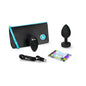 b-Vibe Vibrating Jewel Rechargeable Remote-Controlled Anal Plug with Gem Base Black Diamond XXL by COTR Inc.