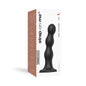 Strap-On-Me Hybrid Collection Silicone Dildo Plug Balls Black L by Lovely Planet USA
