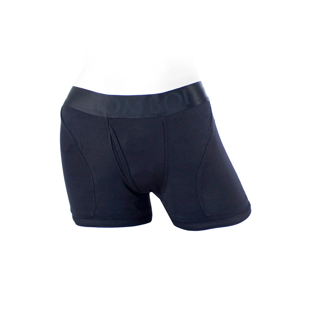 SpareParts Tomboii Rayon Boxer Briefs Harness Black Size XL by SpareParts Hardware
