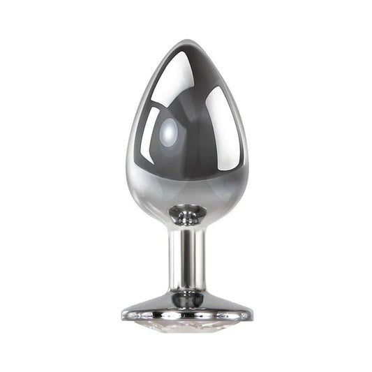 Adam & Eve Clear Gem Anal Plug Large by PHE/Adam and Eve