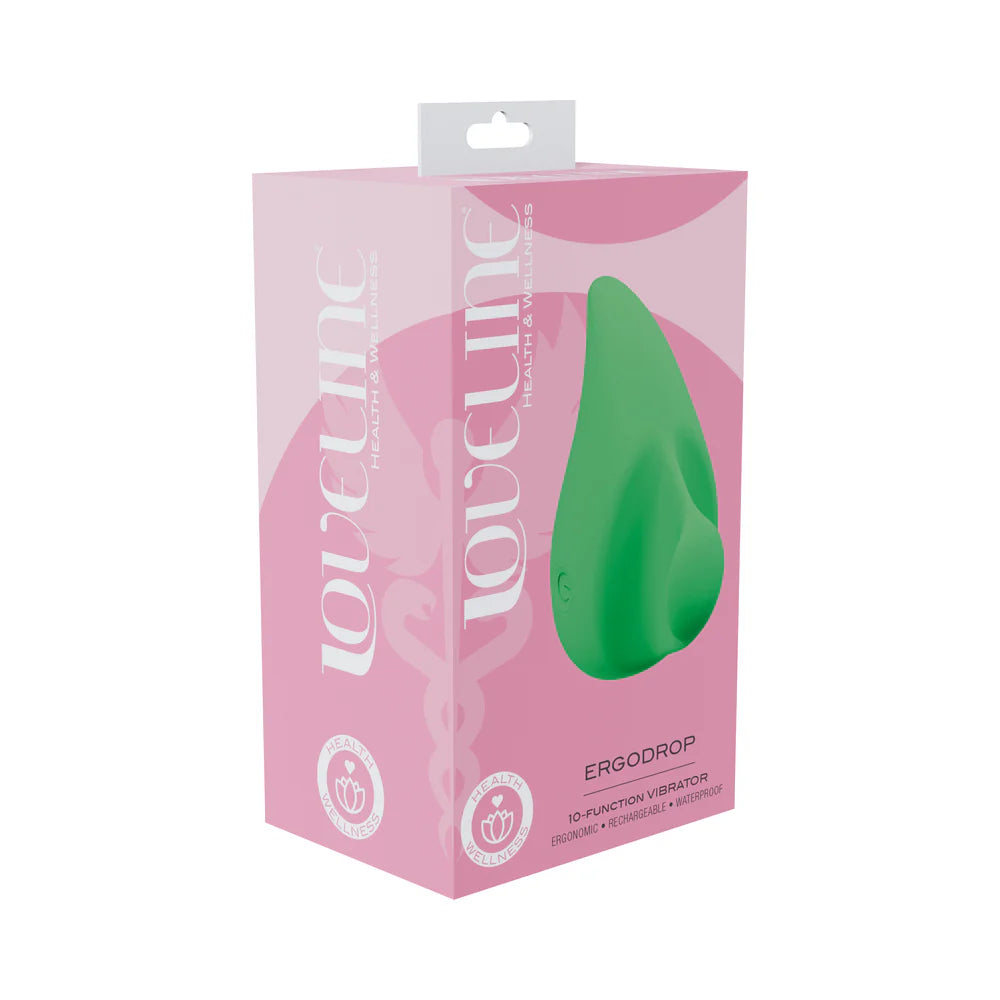 LoveLine ErgoDrop Vibe Waterproof Green by Shots America LLC