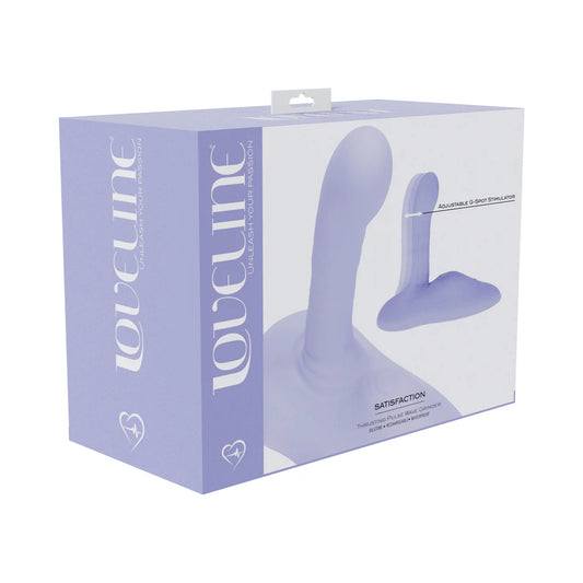 LoveLine Satisfaction Grinder Adjustable Thrusting Pulse Wave Purple by Shots America LLC