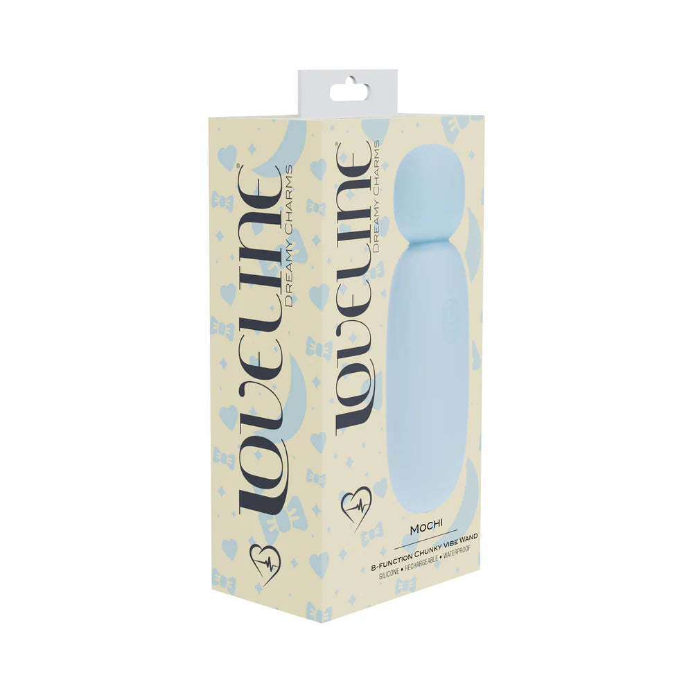 LoveLine Mochi Rechargeable Vibrator Waterproof Blue by Shots America LLC