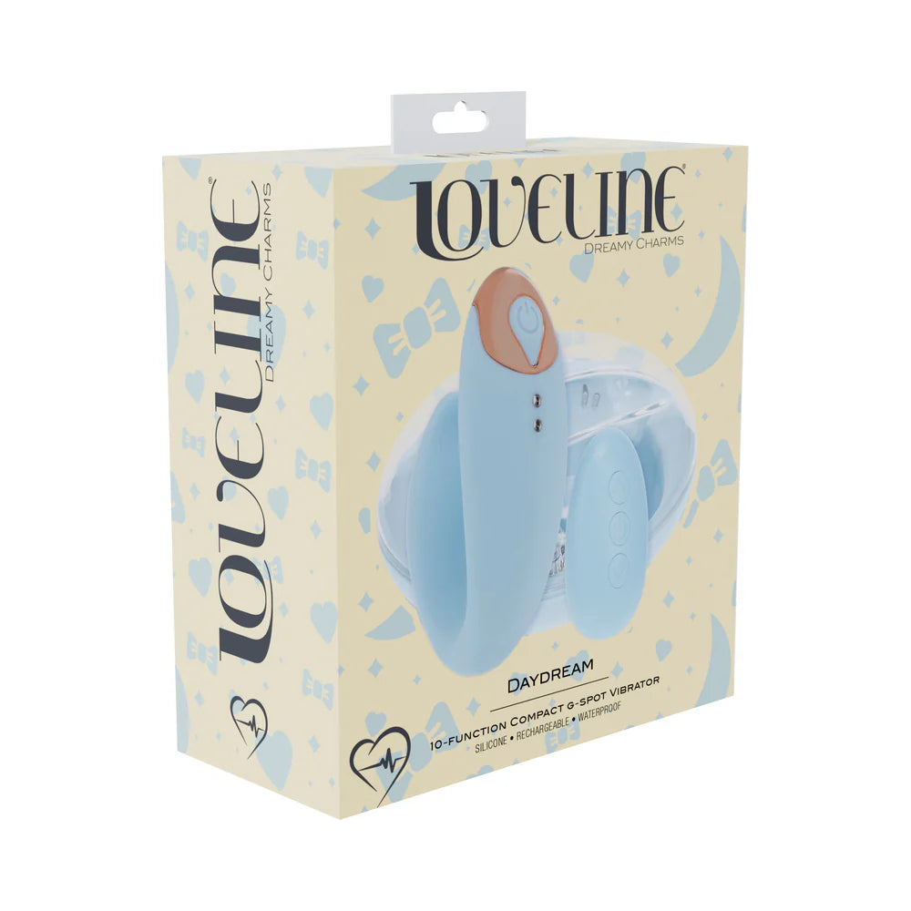 LoveLine Daydream AirTapTech Rechargeable Vibrator Blue by Shots America LLC