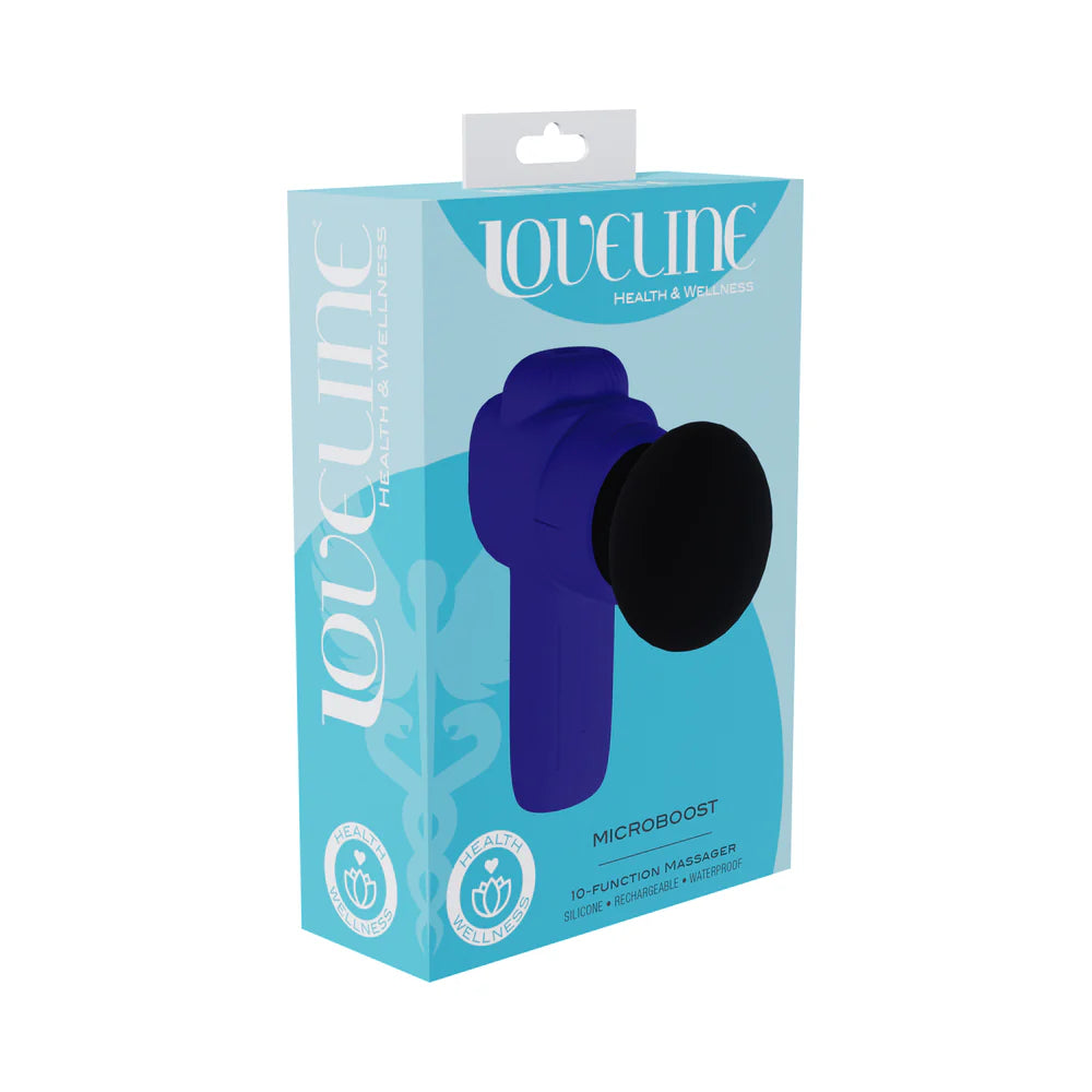 LoveLine MicroBoost Massager Silicone Purple by Shots America LLC