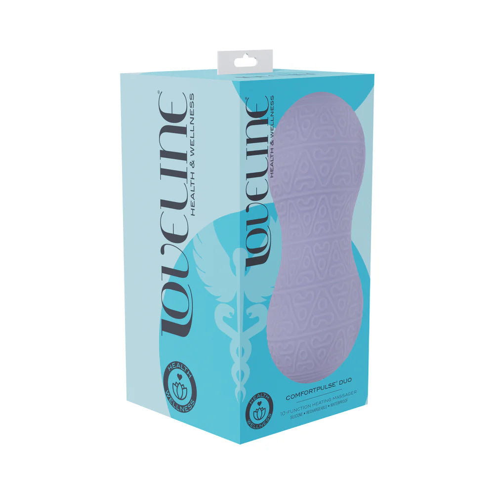 LoveLine ComfortPulse Duo Silicone Massager Lavender by Shots America LLC