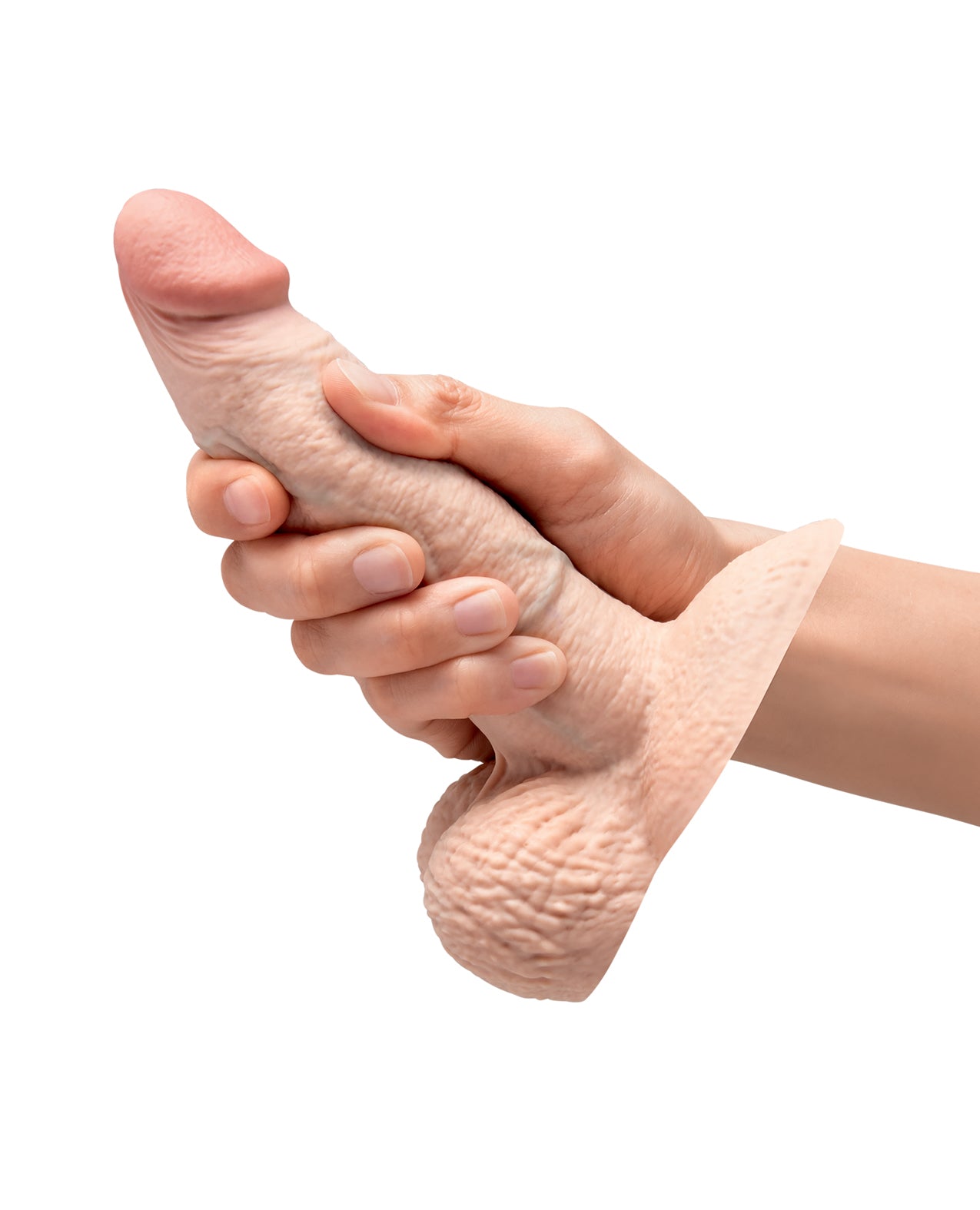 b-Vibe Slipskin 6" Girthy - Cream by Cotr inc