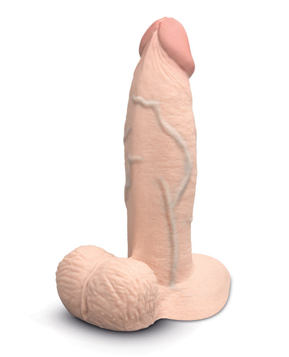 b-Vibe Slipskin 7" Girthy - Cream by Cotr inc