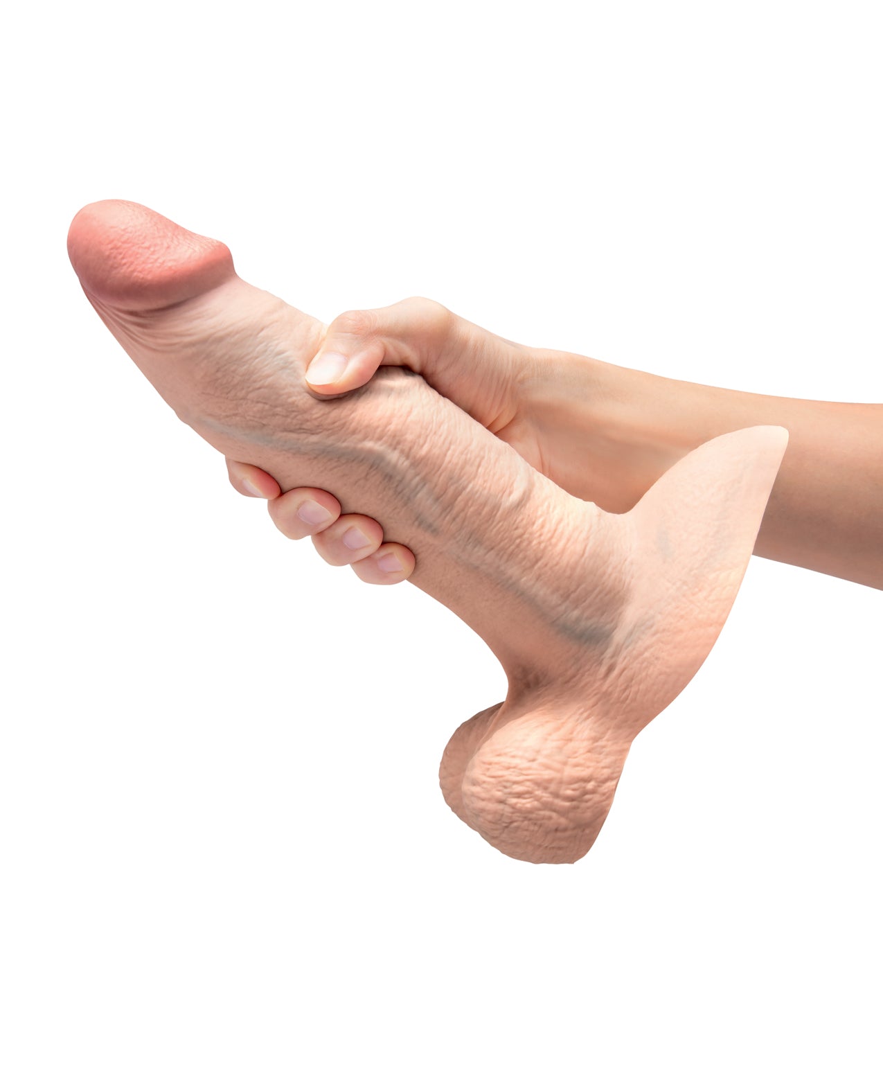 b-Vibe Slipskin 9" Girthy - Cream by Cotr inc