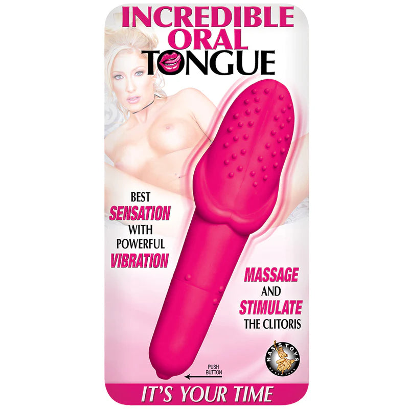Incredible Oral Tongue Waterproof Pink by Nasstoys