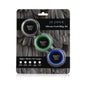 Je Joue Silicone Cock Ring 3-Piece Set Black/Green/Blue by Je Joue