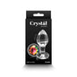 Crystal Desires Rainbow Gem Glass Plug Medium by New Sensations Novelties Inc.