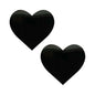 Neva Nude Pasty Black Wet Vinyl Dom Squad Heart by Neva Nude LLC