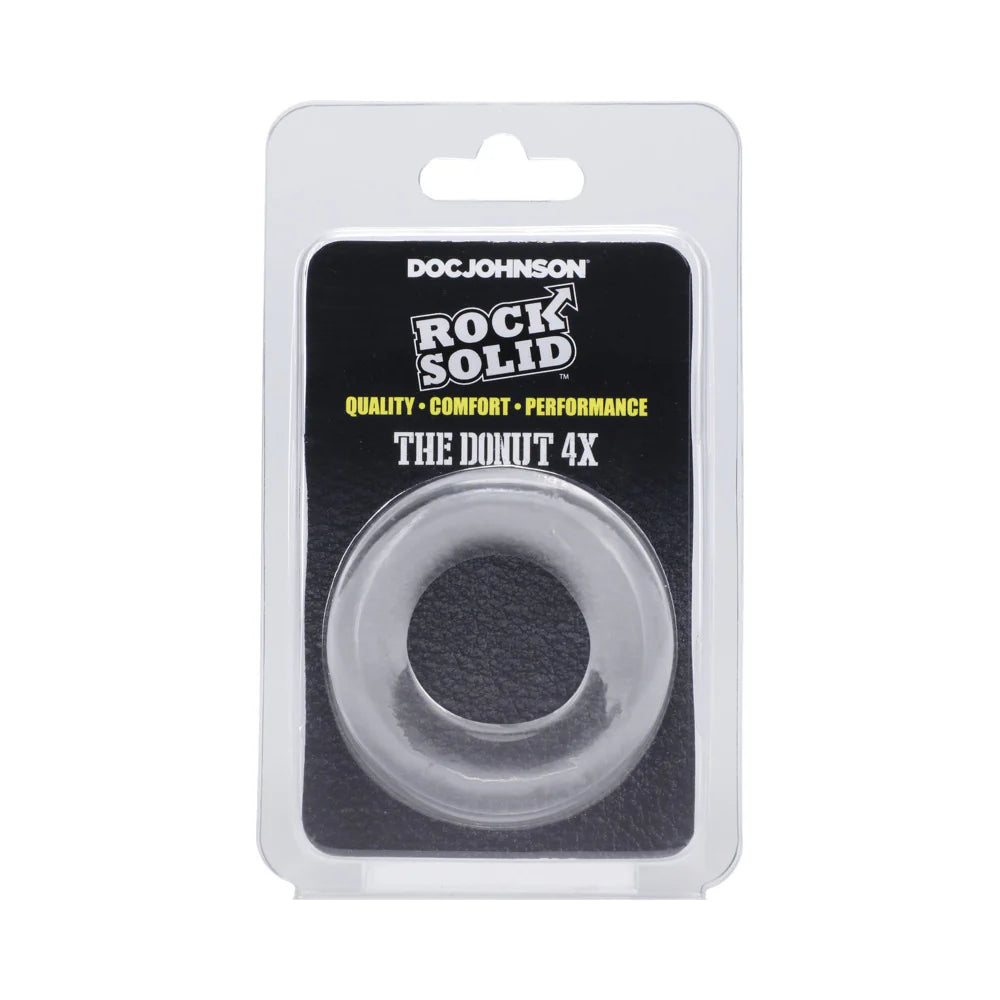Rock Solid The Donut 4X C-Ring Clear by Doc Johnson