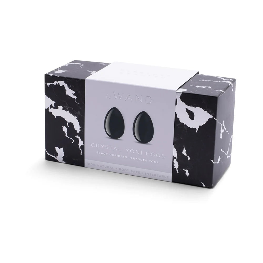 Le Wand Crystal Yoni Eggs Black Obsidian by COTR Inc.