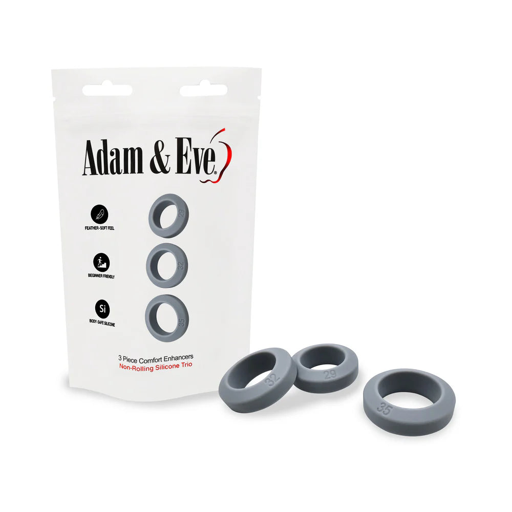 Adam & Eve 3 Piece Comfort Enhancers (Bag Packaging) by PHE/Adam and Eve