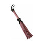 Love Knot Mini Flogger Pink with Black Bow by Ruff Doggie Style