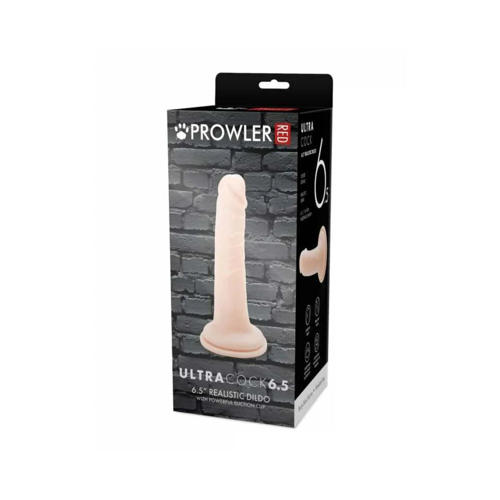 Prowler RED Ultra Cock 6.5 in. Realistic Dildo Vanilla by Simply Pleasure Ltd