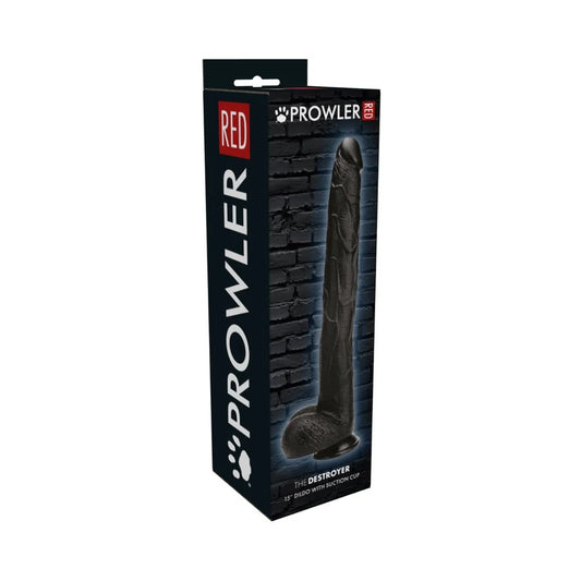 Prowler RED The Destroyer 15 in. Dildo Black by Simply Pleasure Ltd