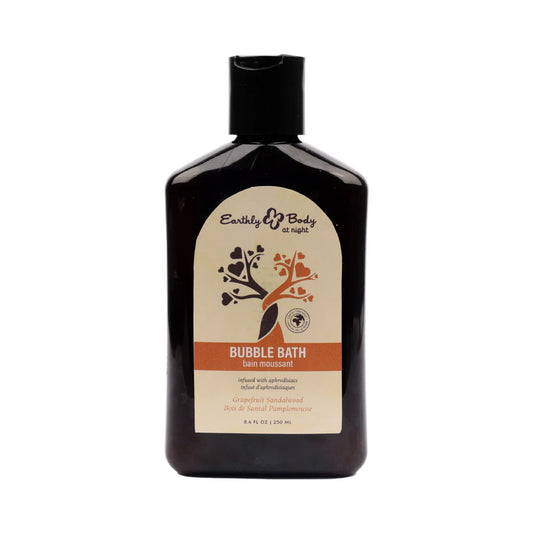 Earthly Body At Night Aphrodisiac Bubble Bath Grapefruit Sandalwood 8.4 oz. by Earthly Body