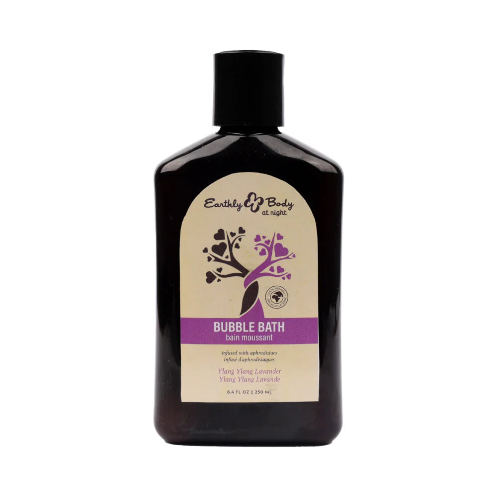 Earthly Body At Night Aphrodisiac Bubble Bath Ylang Ylang Lavender 8.4 oz. by Earthly Body