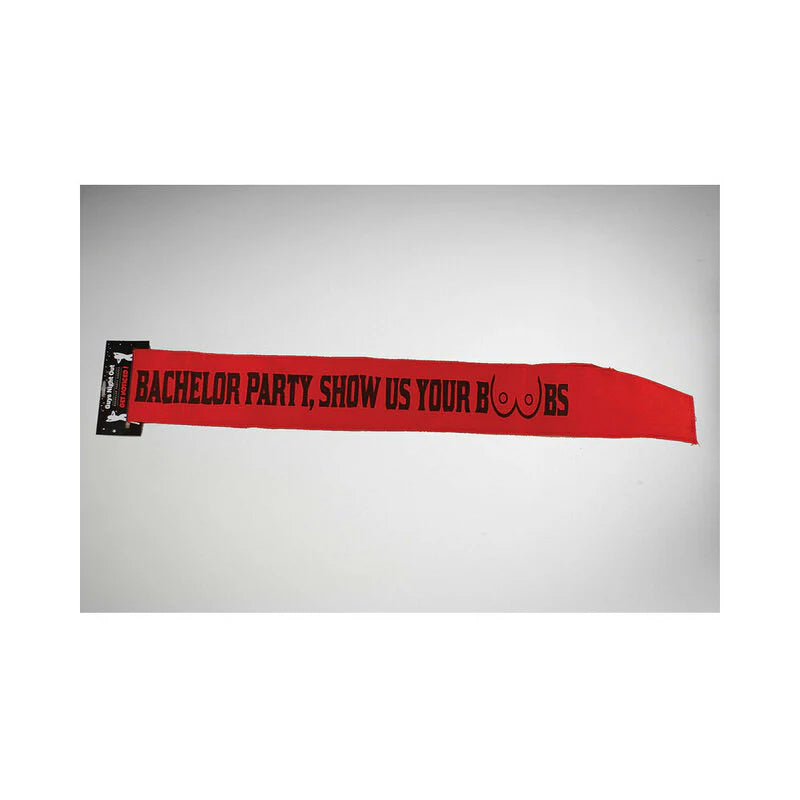 Bachelor Party Show Boobs Sash by Golden Memories LLC