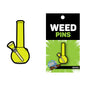 Weed Pin Bong by Wood Rocket LLC