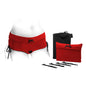 SpareParts Sasha Cinch Booty Short Harness Red/Black Size XS by SpareParts Hardware